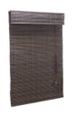Ver imagem 1 de Persiana Bambu Romana Marrom 80 (L) X 160 (A) cm Cortina Madeira Roman Shade C/ Bandô 0,80 x 1,60