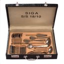 Ver imagem 1 de Faqueiro 84 Peças Banhado A Ouro 24K Oferta Imperdível