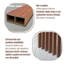 Ver imagem 6 de Divisória de ambiente Wpc 270cm X 10cm X 3,5cm 1unidade Formaco Decor