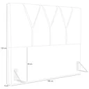Ver imagem 2 de Cabeceira Cama Box Queen 160 cm Aurora W01 Couríssimo Whisky - Lyam Decor