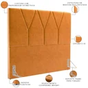 Ver imagem 4 de Cabeceira Cama Box Queen 160 cm Aurora W01 Couríssimo Whisky - Lyam Decor