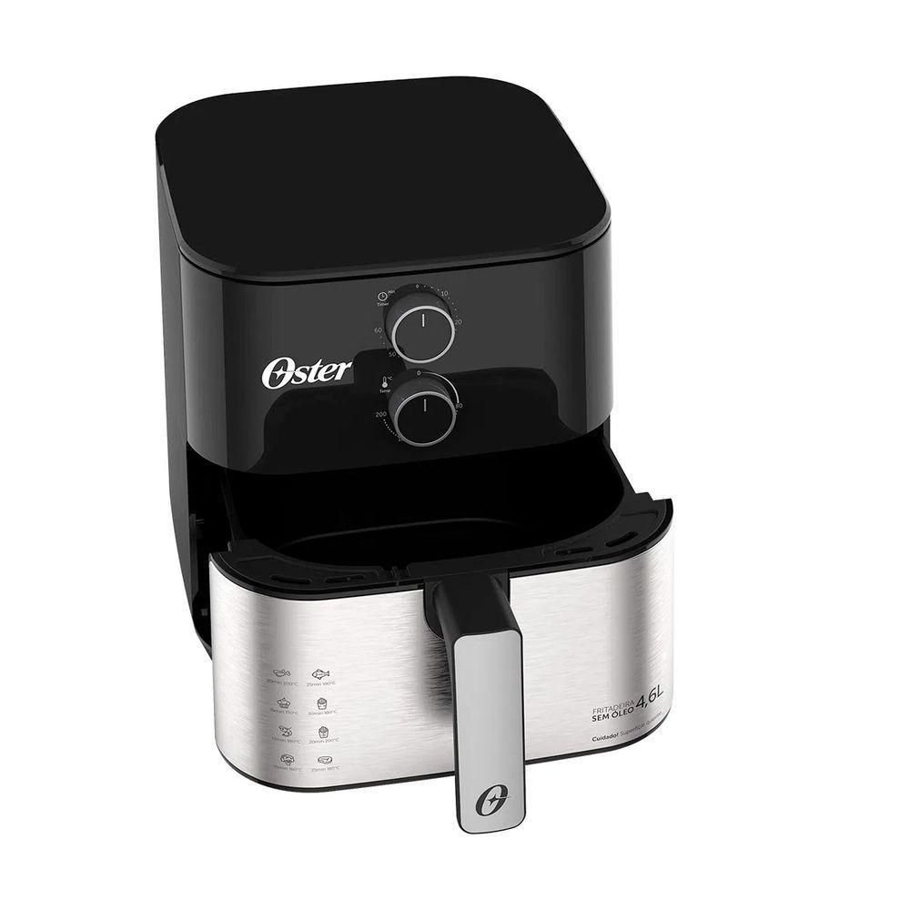 Fritadeira Eletrica Inox Compact sem Óleo 4,6 Litros 1500w Ofrt520 127v - 4