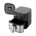 Ver imagem 2 de Fritadeira Eletrica Inox Compact sem Óleo 4,6 Litros 1500W Ofrt520 127V