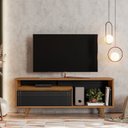 Ver imagem 1 de Rack para TV até 60 Polegadas 163,4cm NT1315 Porta Basculante Frisado Marrom