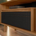 Ver imagem 5 de Rack para TV até 60 Polegadas 163,4cm NT1315 Porta Basculante Frisado Marrom