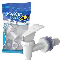 Torneira para Filtro de Água Stéfani Clic Branca - Kit C/4un - 2