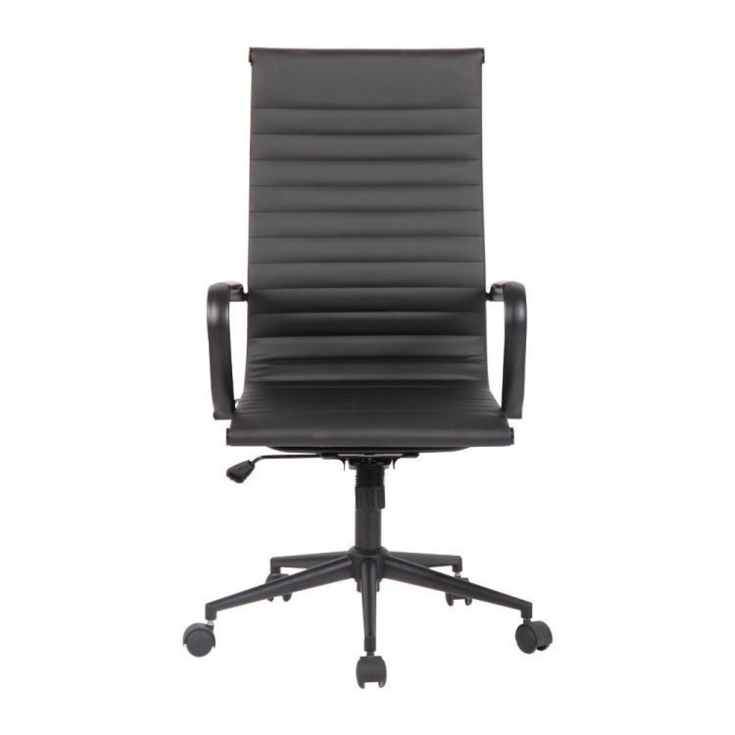 Conjunto 8 Cadeiras de Escritório Presidente Sevilha com Base Office aço preto  - 3