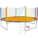 Ver imagem 1 de Cama Elástica 4,27M 4 Pés ChicoPlay Lona Amarela Nacional Com Emenda