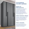 Guarda Roupa Casal 6 Portas 4 Gavetas Sarah CabeCasa MadeiraOriginals - 10