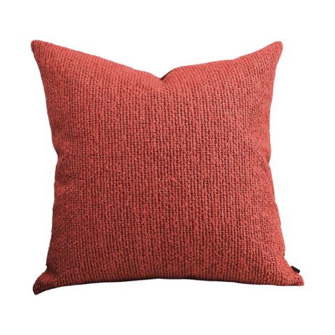 Almofada Boucle Terracota Quadrada Tipo:completa