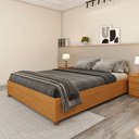Ver imagem 1 de Cama Queen em MDP 203cm x 164cm Mônaco  
