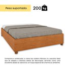 Ver imagem 3 de Cama Queen em MDP 203cm x 164cm Mônaco  