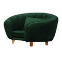 Ver imagem 2 de Poltrona Pet Baby Lady Cães e Gatos Confortável Apartamento Luxo Veludo Verde