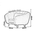 Ver imagem 5 de Poltrona Pet Baby Lady Cães e Gatos Confortável Apartamento Luxo Veludo Verde