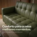 Ver imagem 3 de Sofá 3 Lugares com Poltrona Arezzo Pés em Madeira Sintetico PU D03 - D'Rossi