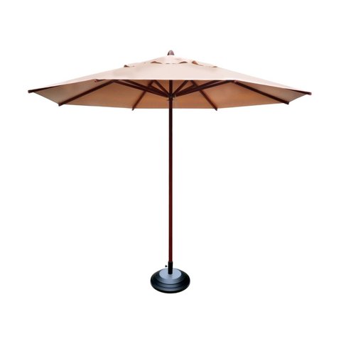 Ombrelone Guarda Sol Piscina Casa Praia Base Preto 240cm