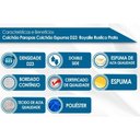 Ver imagem 2 de Colchão King Paropas Espuma D23 Royalle Rustico Prata (193x203x18) -