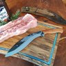 Facão Kukri 10' Artesanal Lida Mato Aço Carbono 1070 Cabo Madeira Full Tang - 4