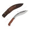 Facão Kukri 10' Artesanal Lida Mato Aço Carbono 1070 Cabo Madeira Full Tang - 7