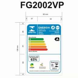 Cooktop Suggar 2 Bocas Ferro Fundido Vidro Preto Bivolt FG2002FVP - 5