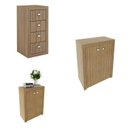 Ver imagem 2 de Armário para Escritório 158,5cm com 1 Gaveteiro e 4 Portas