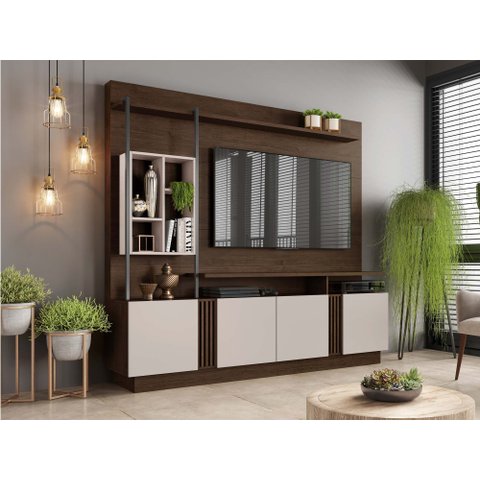 Home Fortuna para Tv Ate 65 Polegadas Jcm Cafe Off