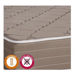 Box Herval Hotel 168x188x59 Cm, Auxiliar Com Molas Bonnel:Marrom - 3