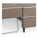 Ver imagem 4 de Box Herval Hotel 168x188x59 Cm, Auxiliar Com Molas Bonnel:Marrom
