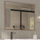 Ver imagem 2 de Espelheira para Banheiro New 80 com Moldura 77x66cm Cor Noce - Belizze Móveis