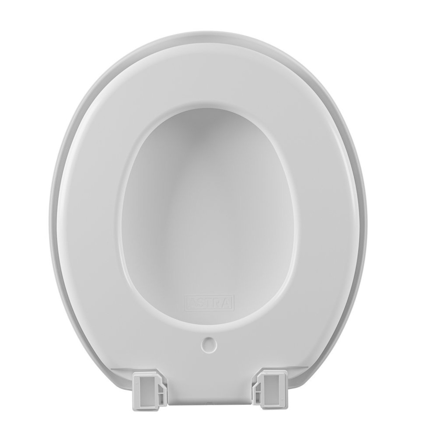 Assento Sanitário Oval Almofadado com Tampo Fosco Astra Branco - 5