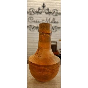 Vaso Madeira Base Redonda Grande 18x18x30cm