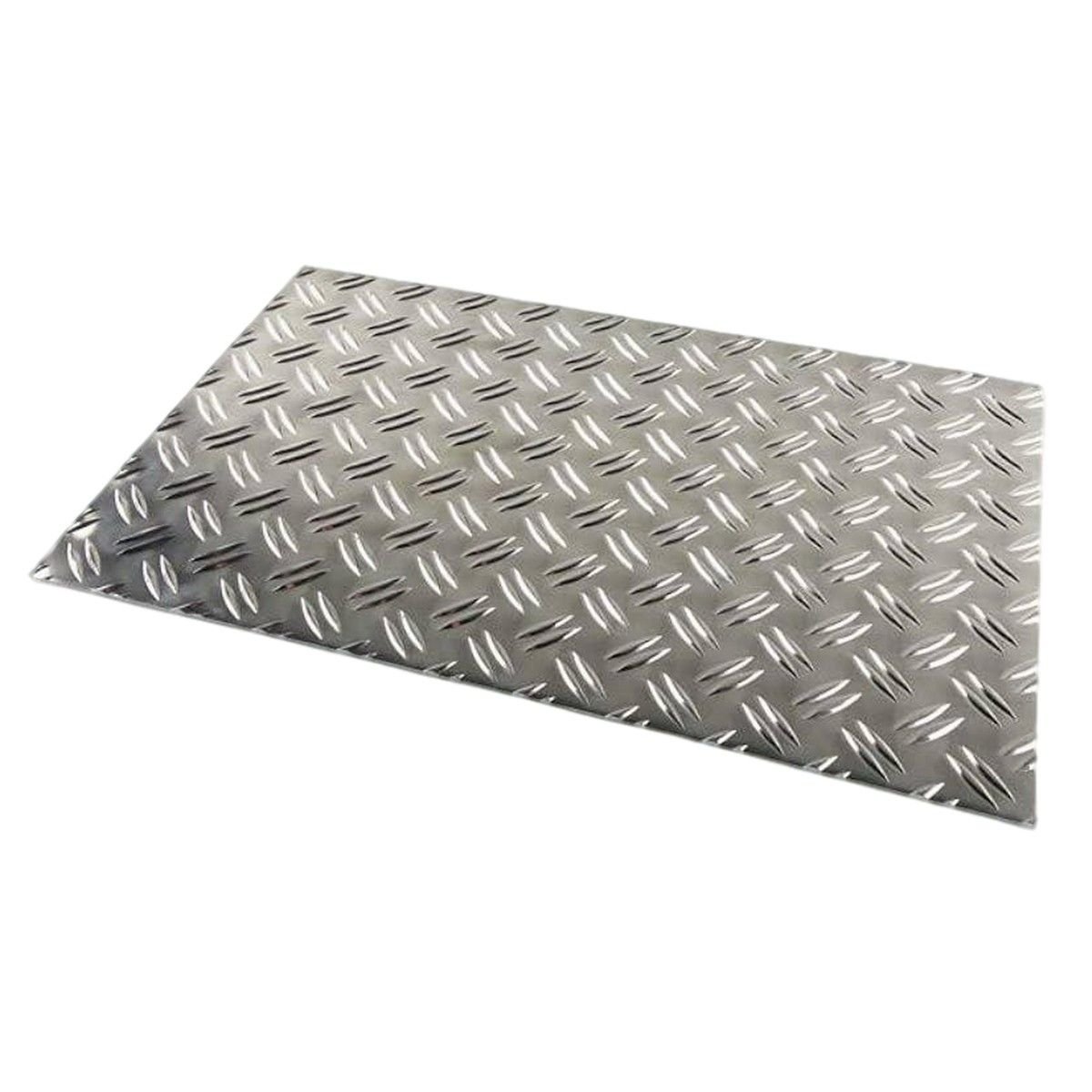 Chapa Xadrez de Alumínio Esp. 1,5mm - 2,50 X 1,00m ( Peça) Terac Chapa Xadrez Antiderrapante