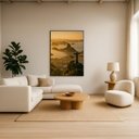 Ver imagem 3 de Quadro Canvas por do Sol Rio de Janeiro 40x30cm Mold Preta