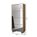 Ver imagem 3 de Sapateira Armário Multiuso Londres com Espelho Ferrara Madeirado