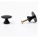 Ver imagem 4 de Puxador Redondo Flor em Metal para Móveis Kit 6 Unidade Puxador de Guarda Roupa Puxadores de Gaveta