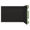 Ver imagem 1 de Kit Rodapé de MDF 20 Barras Frisadas de 15CMX2,40m Rende 48m Preto/Frisado Moldufama