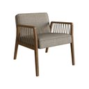 Ver imagem 2 de Poltrona Decorativa Madeira Maciça Jequitibá Assento com Persintas Elásticas Arla