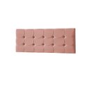 Ver imagem 2 de Cabeceira Painel Estofada Grecia Suede Rosa Casal 1,40m para Cama Box