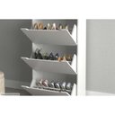 Ver imagem 3 de Armário Sapateira Casal Sa-3405 C/ 3 Portas Branco - Tecno Mobili