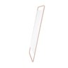 Espelho Decorativo de Chão Reto Fit Moka / Nude 150x43cm Retangular - 6