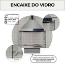 Ver imagem 6 de Kit Churrasqueira Gourmet a Carvão 90cm Preta com Suporte L