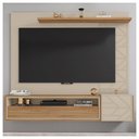 Ver imagem 2 de Conjunto Sala de Estar Painel e Aparador Prisma Caemmun