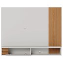 Ver mais imagens de Painel para Tv 55 Pol com Bancada Madrid C05 Off White Matte/freijó - Mpozenato