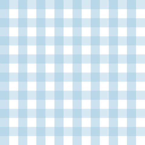 Papel de Parede Doce Estilo Xadrez Azul 82168