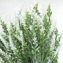 Ver imagem 5 de 10 Ramos Planta Lavanda Artificial Branca com 35 Folhas 40cm