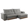 Sofá Dubai Linho 02 Módulos de 90 Cm B25 Cm Meu Sofá Online - 3