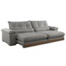 Sofá Dubai Linho 02 Módulos de 90 Cm B25 Cm Meu Sofá Online - 2