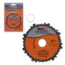 Ver imagem 1 de Disco Motossera P/esmerilhadeira 8t 115x3,6x22,23mm 4 1/2pol - Bestfer