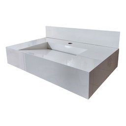 Lavatório Porcelanato 70x40 Branco - 3
