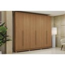 Ver imagem 1 de Guarda Roupa Casal 6 Portas e 3 Gavetas C/ Pés Cb03t580 Canela - Kappesberg